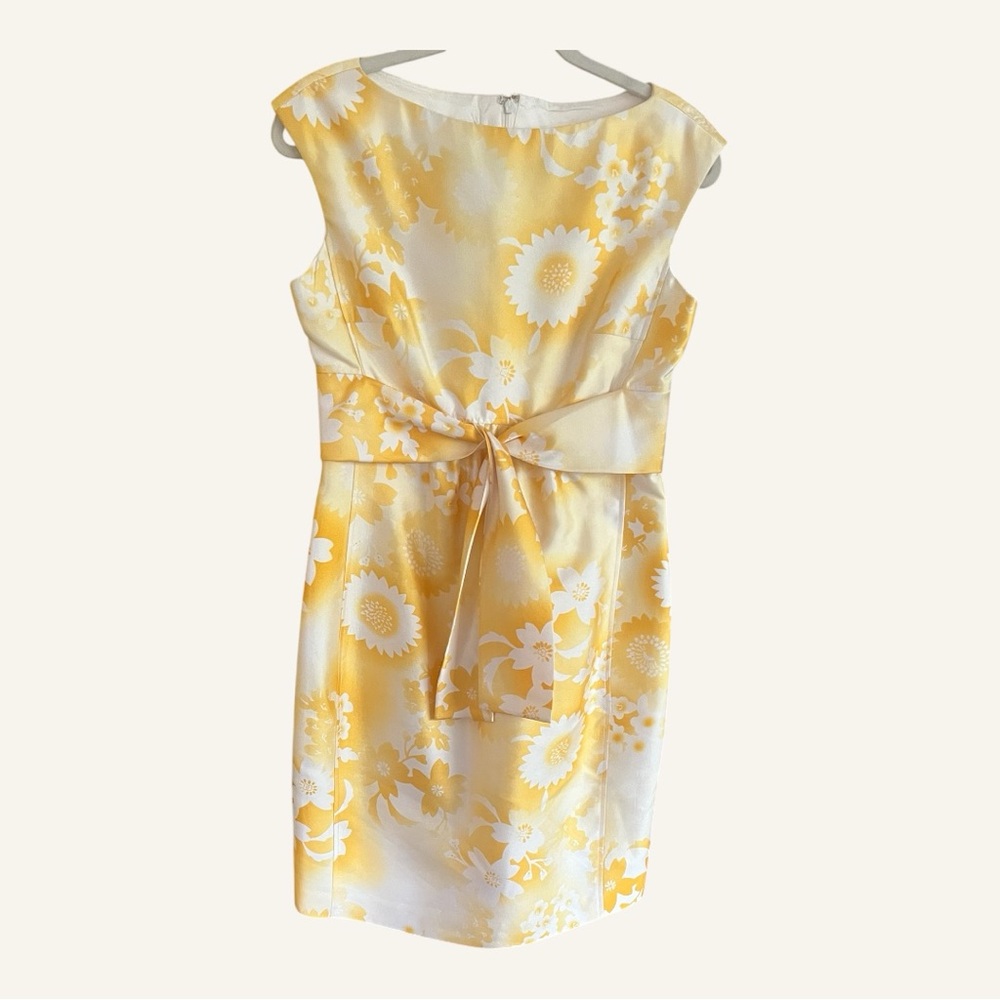Teri Jon Sunflower Yellow Dress